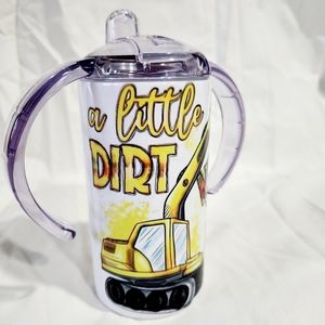 Truck dirt sippy cup